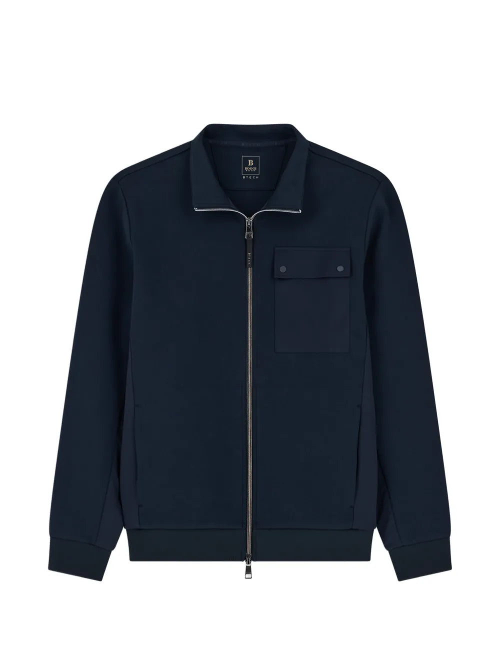 Boggi Milano Scuba B Tech Cotton-Blend Zip-Up Sweatshirt