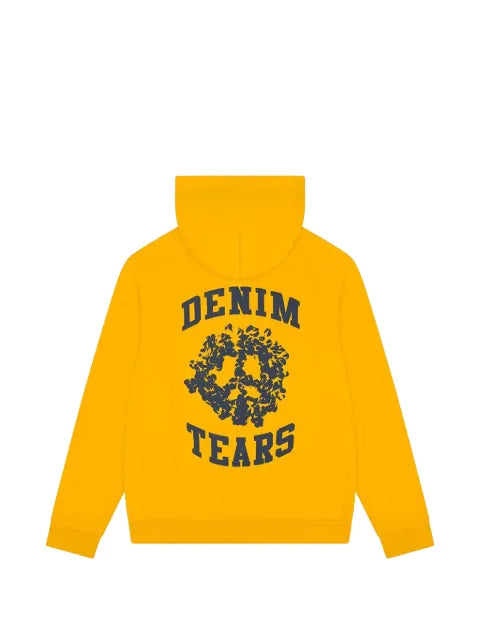 Denim Tears graphic-print zip-up hoodie