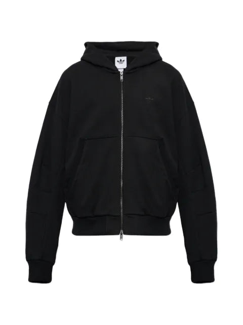 adidas Premium Essentials cropped full-zip hoodie