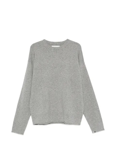 extreme cashmere crew-neck long-sleeve cashmere sweater