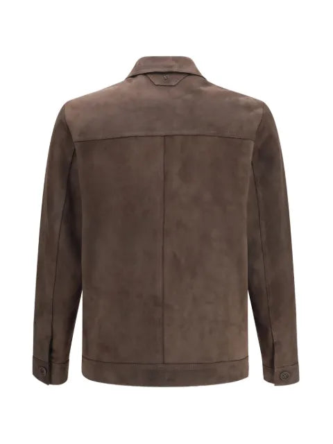 Salvatore Santoro button-up suede jacket