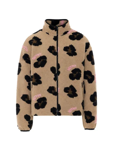 Autry leopard-print fleece jacket