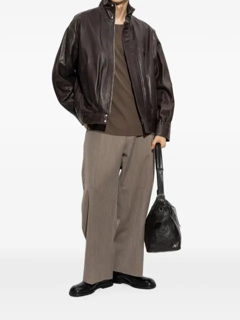 Arma Paulo high-neck leather jacket