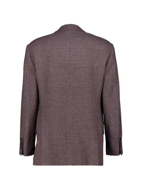 Brunello Cucinelli Prince of Wales check wool blazer