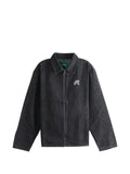 Malbon Golf Foreman stone-washed pinstripe denim jacket