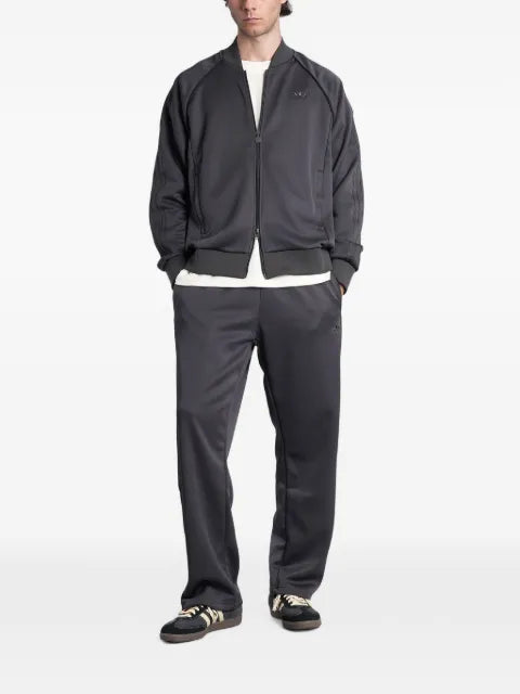 adidas logo-embroidered track jacket