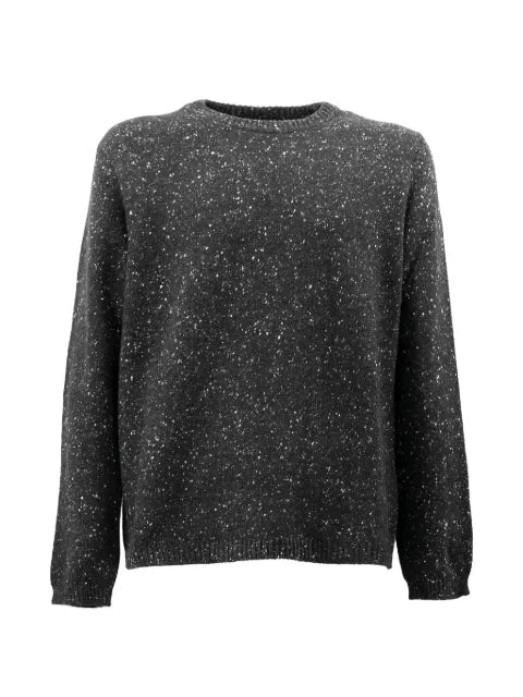 Bergfabel flecked-knit crew-neck sweater