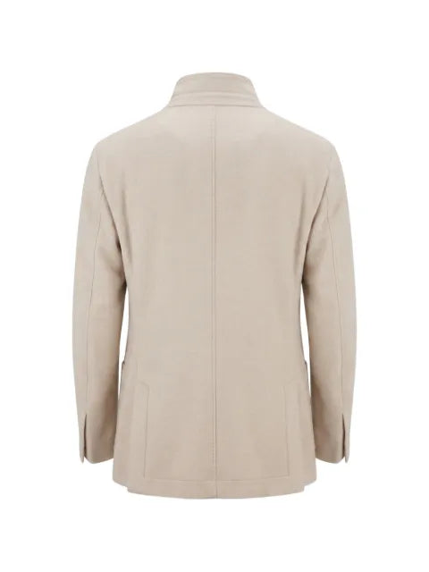Brunello Cucinelli mandarin-collar jacket
