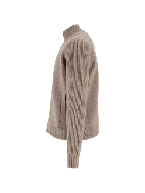 L.B.M. 1911 ribbed-knit zip-up cardigan