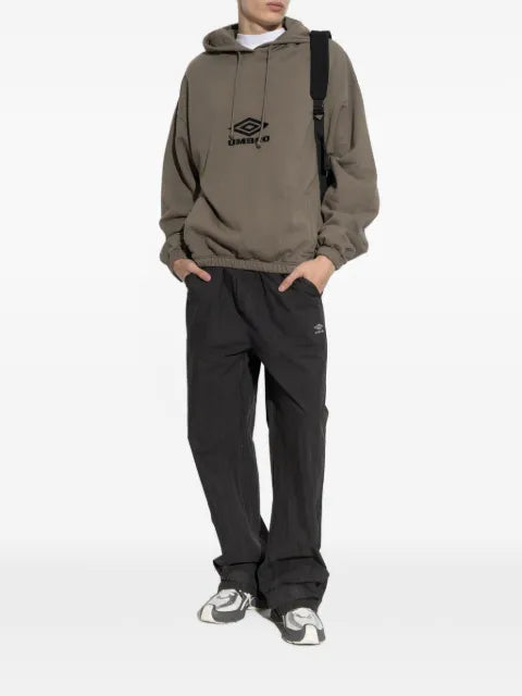 UMBRO logo-embroidered drawstring hoodie