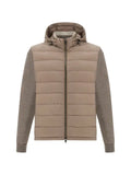 Paul & Shark quilted-down panelled jacket