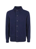 Barbour Essential button-up elbow-patch cardigan