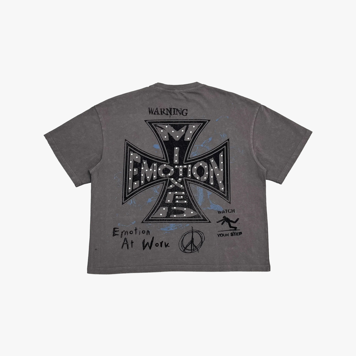 Mixed Emotion Friends Grey Tee