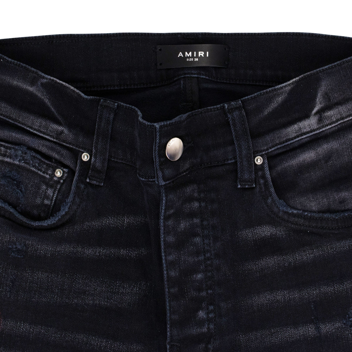 Black Skinny Painter Jean