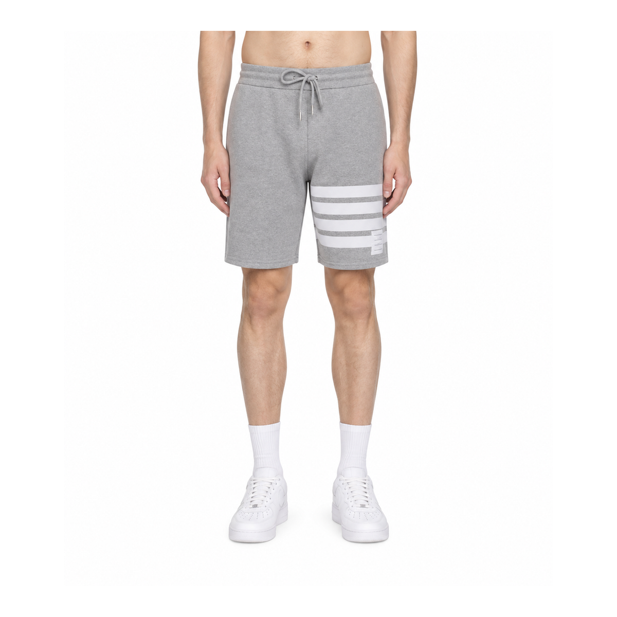 Thom Browne Style Four-Bar Couple Shorts
