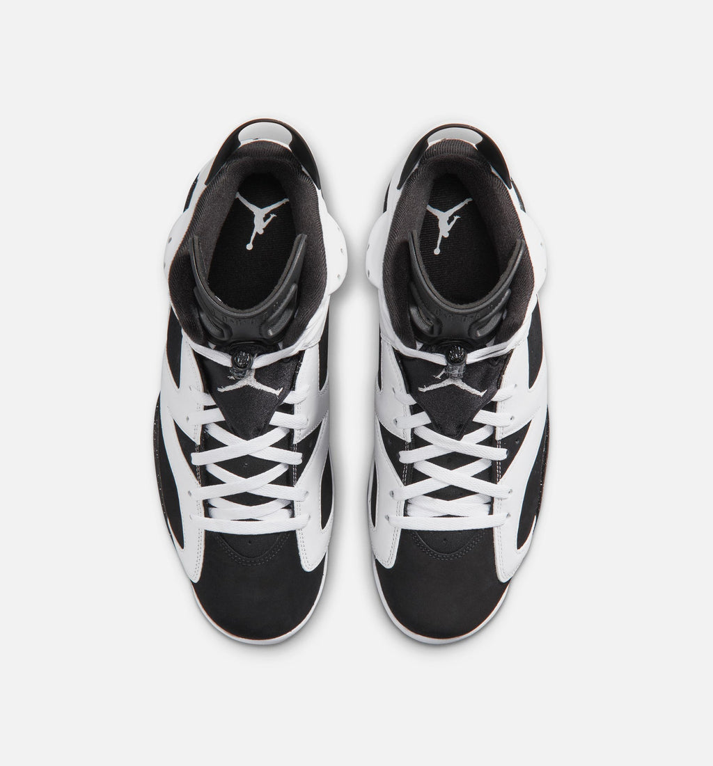Air Jordan 6 Retro Black and White Men's Lifestyle Shoes - Black / White