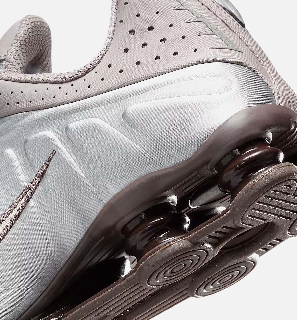 Nike Shox R4 “Cave Stone / College Grey / Baroque Brown” Men's Lifestyle Shoes