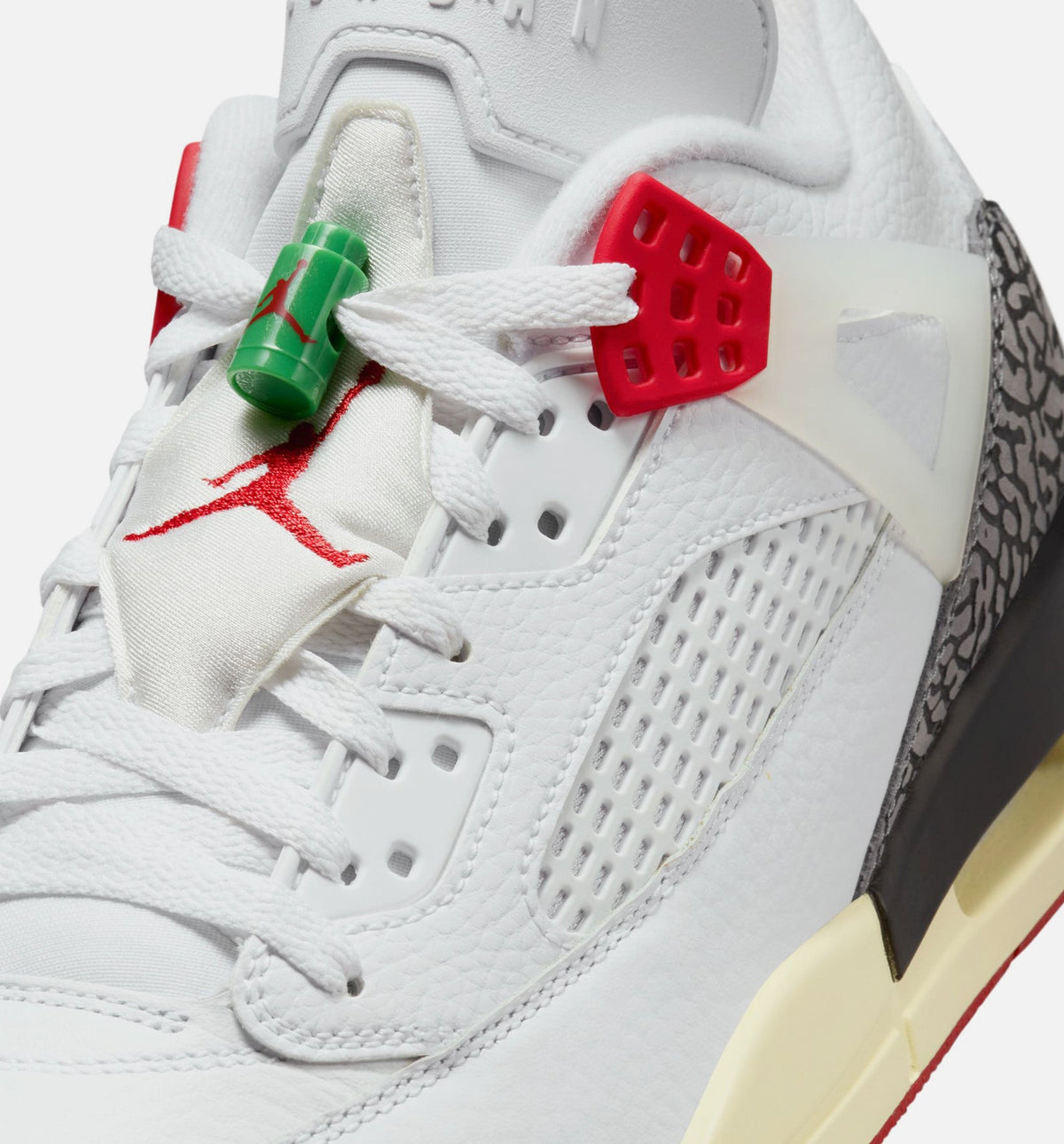 Spizike Low | Men's Lifestyle Shoe | White/Black/Sail/University Red