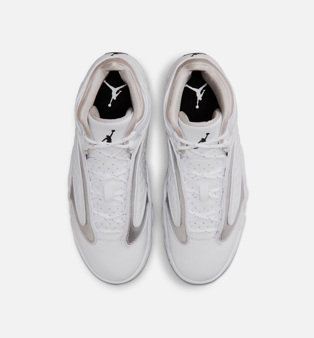 Air Jordan OG Women's Sneakers - White/Black/Metallic Silver