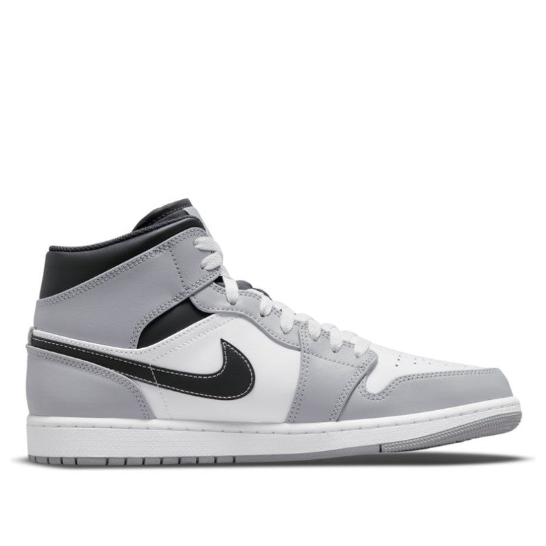 Air Jordan 1 Mid Hyper Royal Black Sneakers | 554724-077