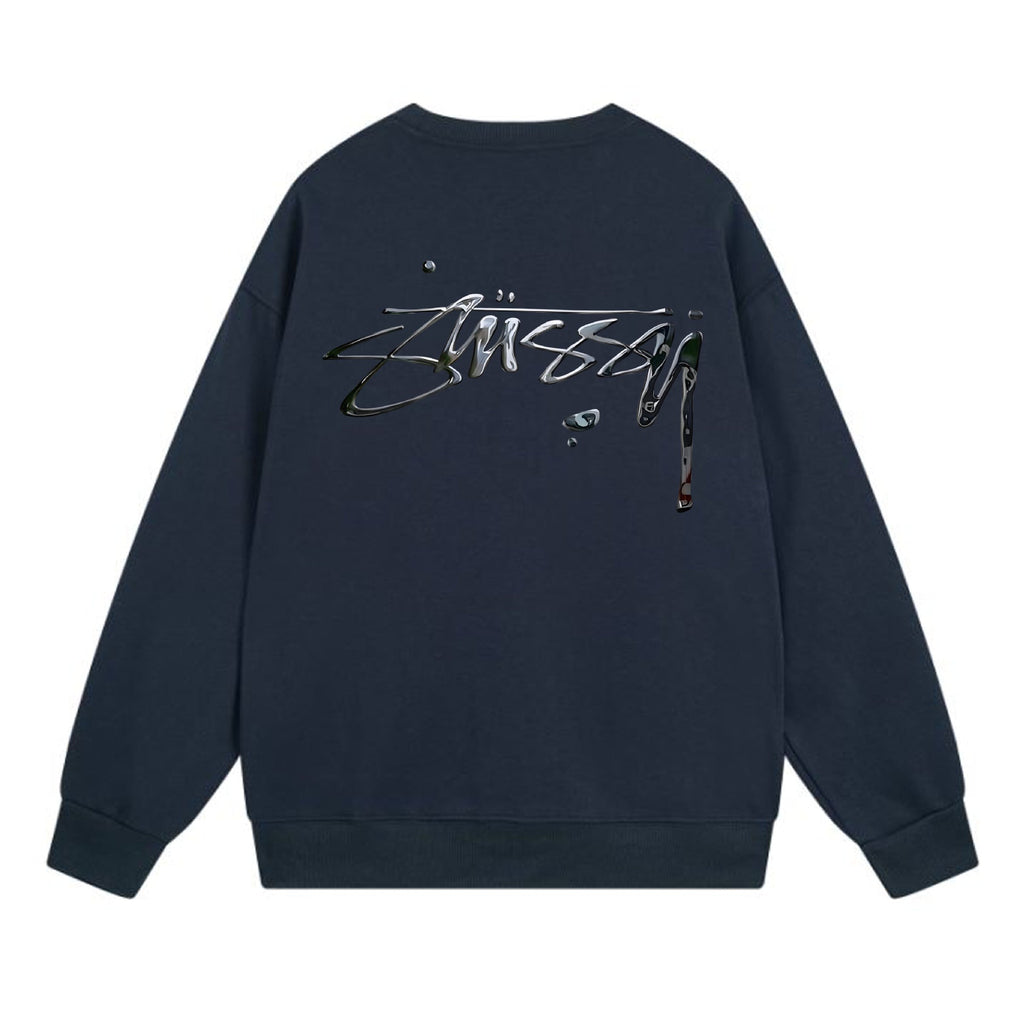 Stussy Sweatshirts Crew Neck Fleece Sweater