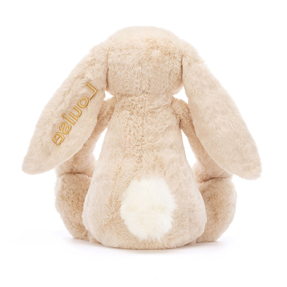 Personalized Bashful Luxe Bunny Willow Huge