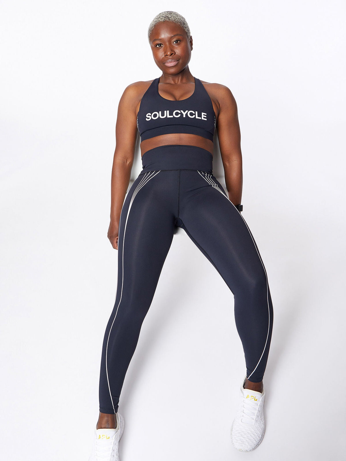 SUNSET TIGHT BLACK WHITE STITC
