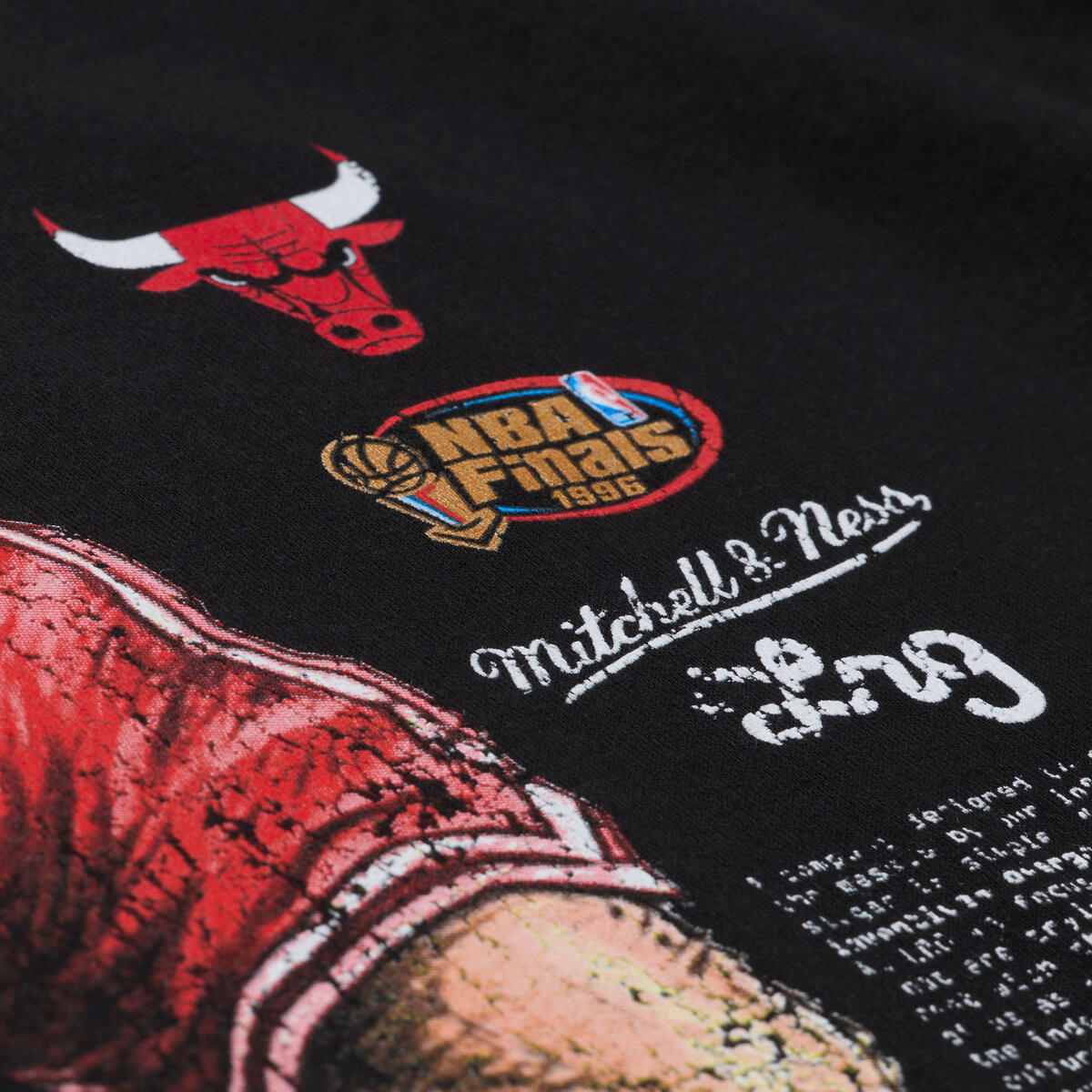 M&N NBA Chicago Bulls X LRG Wild Art Tee