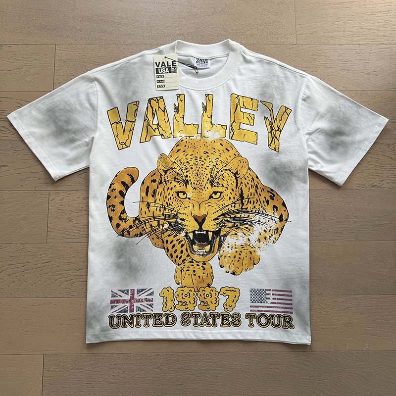 VALE USA Leopard Tour Graphic T-Shirt