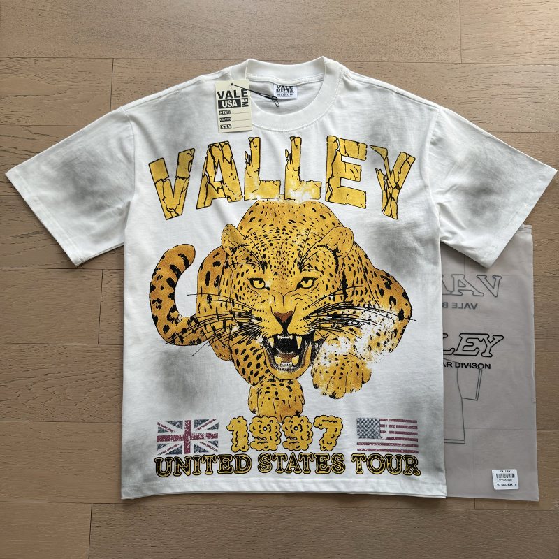 VALE USA Leopard Tour Graphic T-Shirt