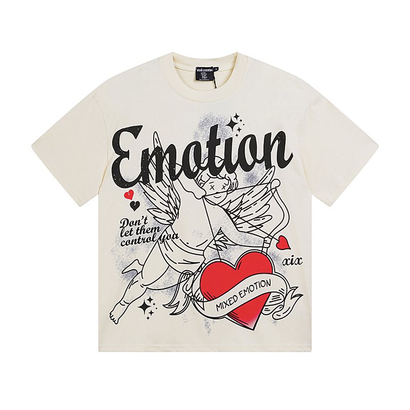 MIXED EMOTION Angel Heart Graphic T-Shirt