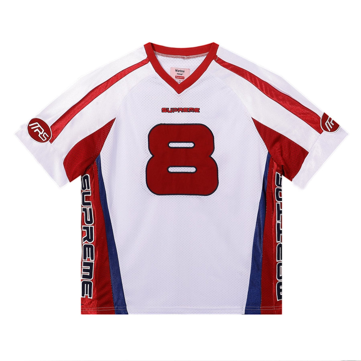 Supreme Number 8 Mesh Football Jersey T-Shirt