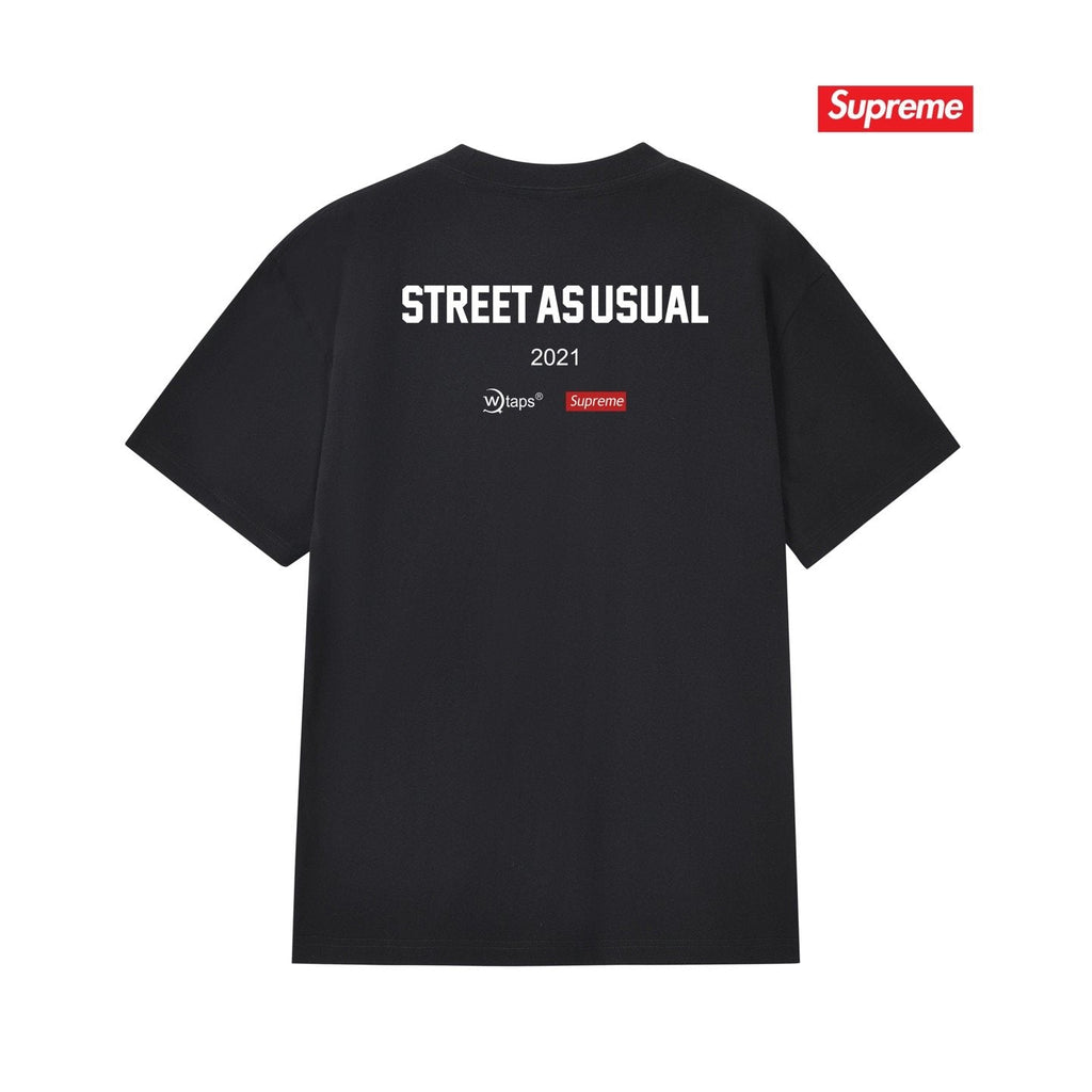 Supreme SIC'EM Street As Usual Graphic T-Shirt