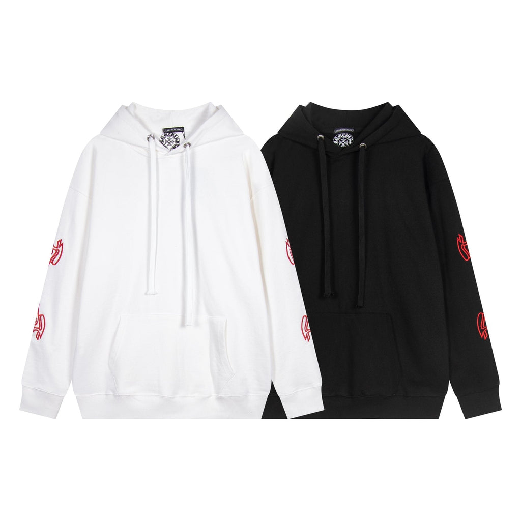 Chrome Hearts Flower Back Graphic Hoodie