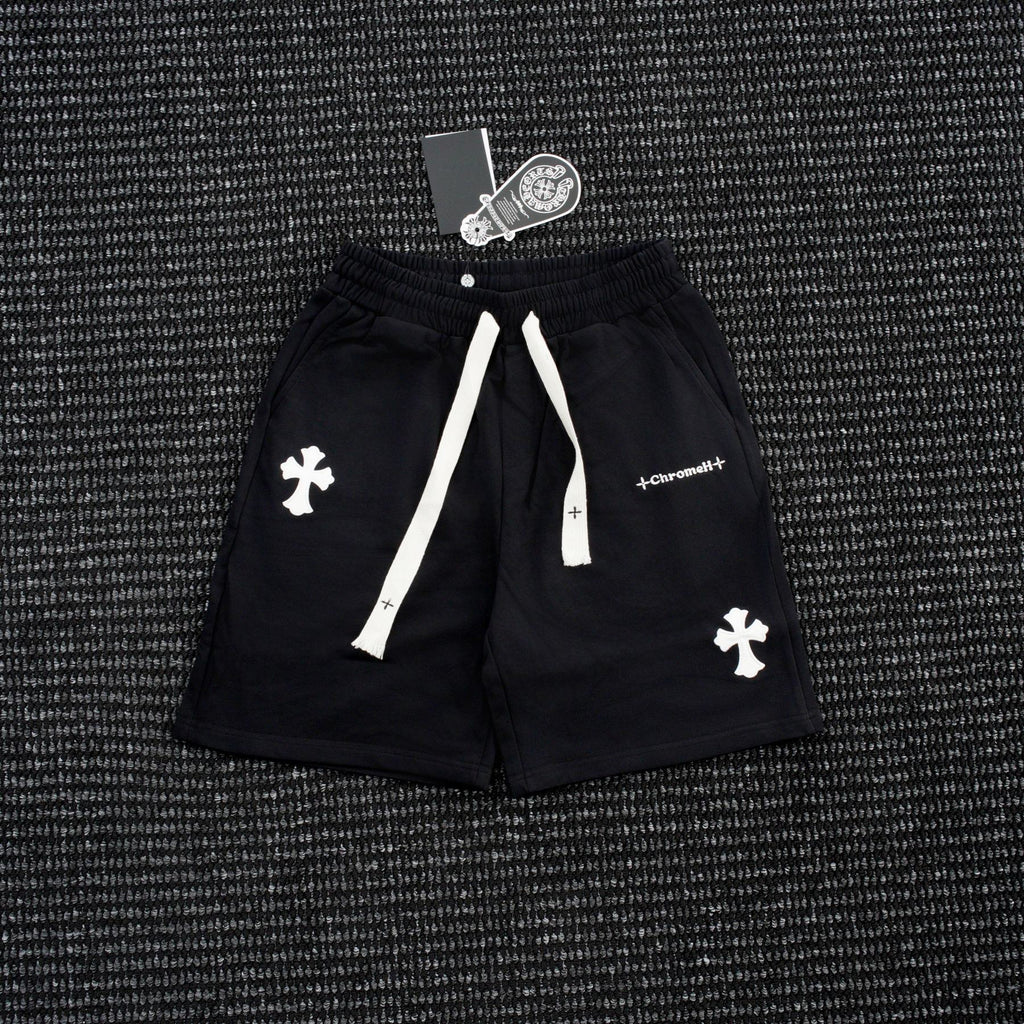 Chrome Hearts Cross Patch Drawstring Shorts
