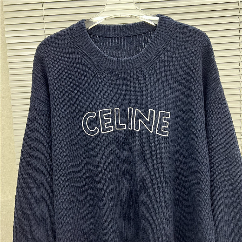 CEC4  Autumn and winter new high-quality men's and women's fashion brand new sweater jacquard letter clothing