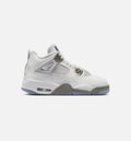 Air Jordan 4 Retro 'Blue Chill' Grade School - Photon Dust/Blue Chill/Flat Pewter/White/Blue Tint
