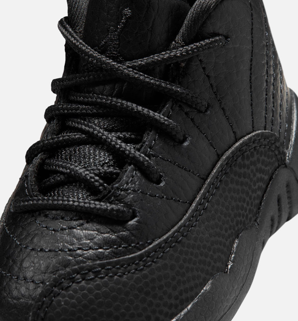 Air Jordan 12 Retro Bloodline Infant Sneakers - Black/Varsity Red