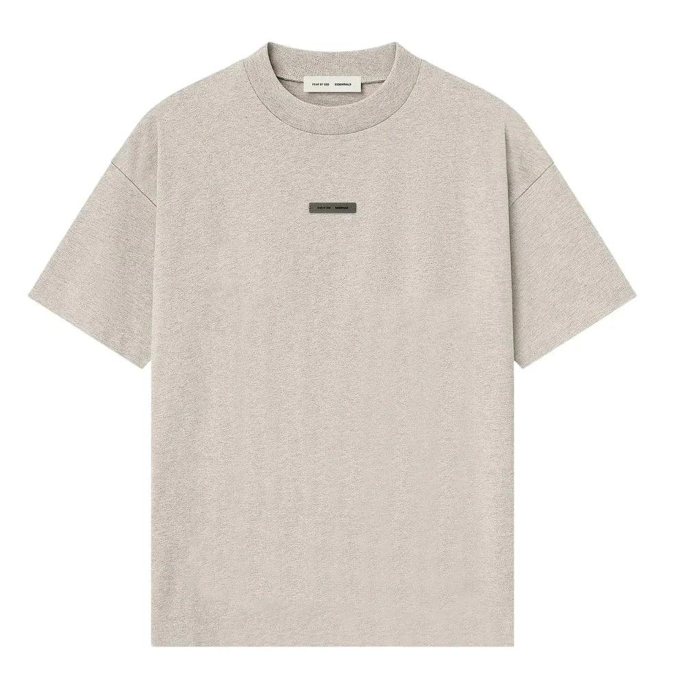 Fear of God Essentials Classic Short Sleeve Tee Heather Stone