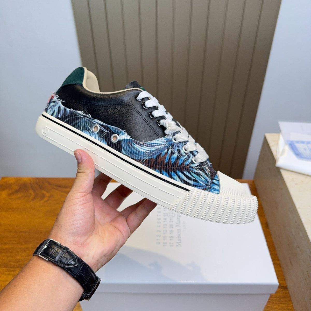 Maison Margiela Floral Panel Sneakers