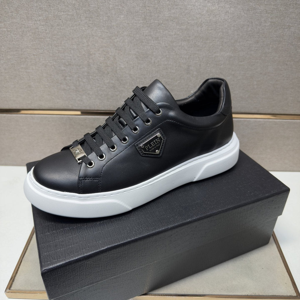 Philipp Plein Men's Black Low-Top Sneakers