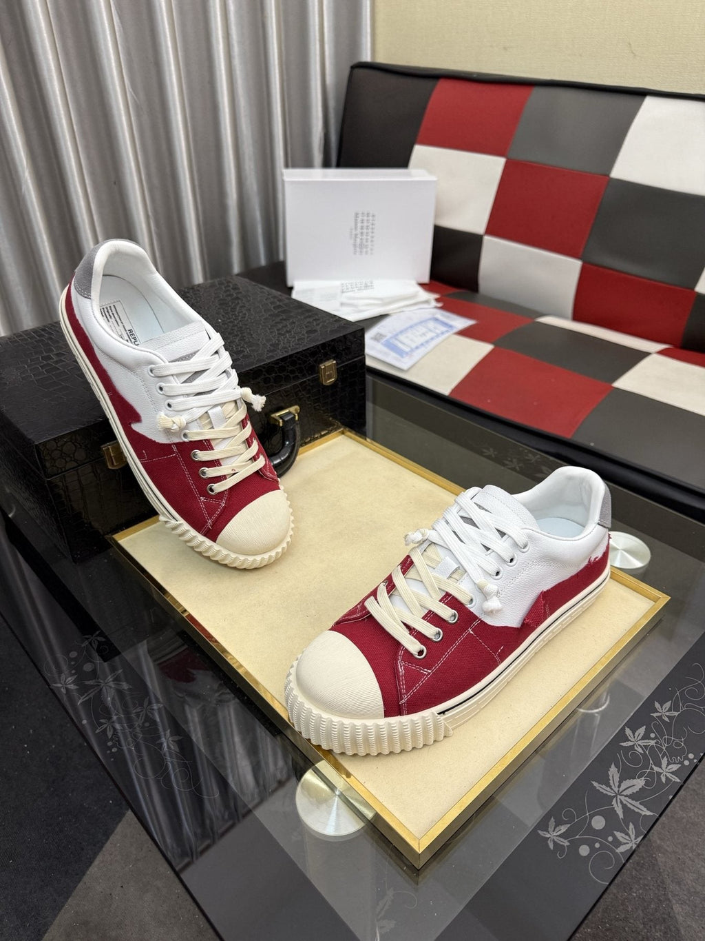 Maison Margiela Paneled Low-Top Sneakers