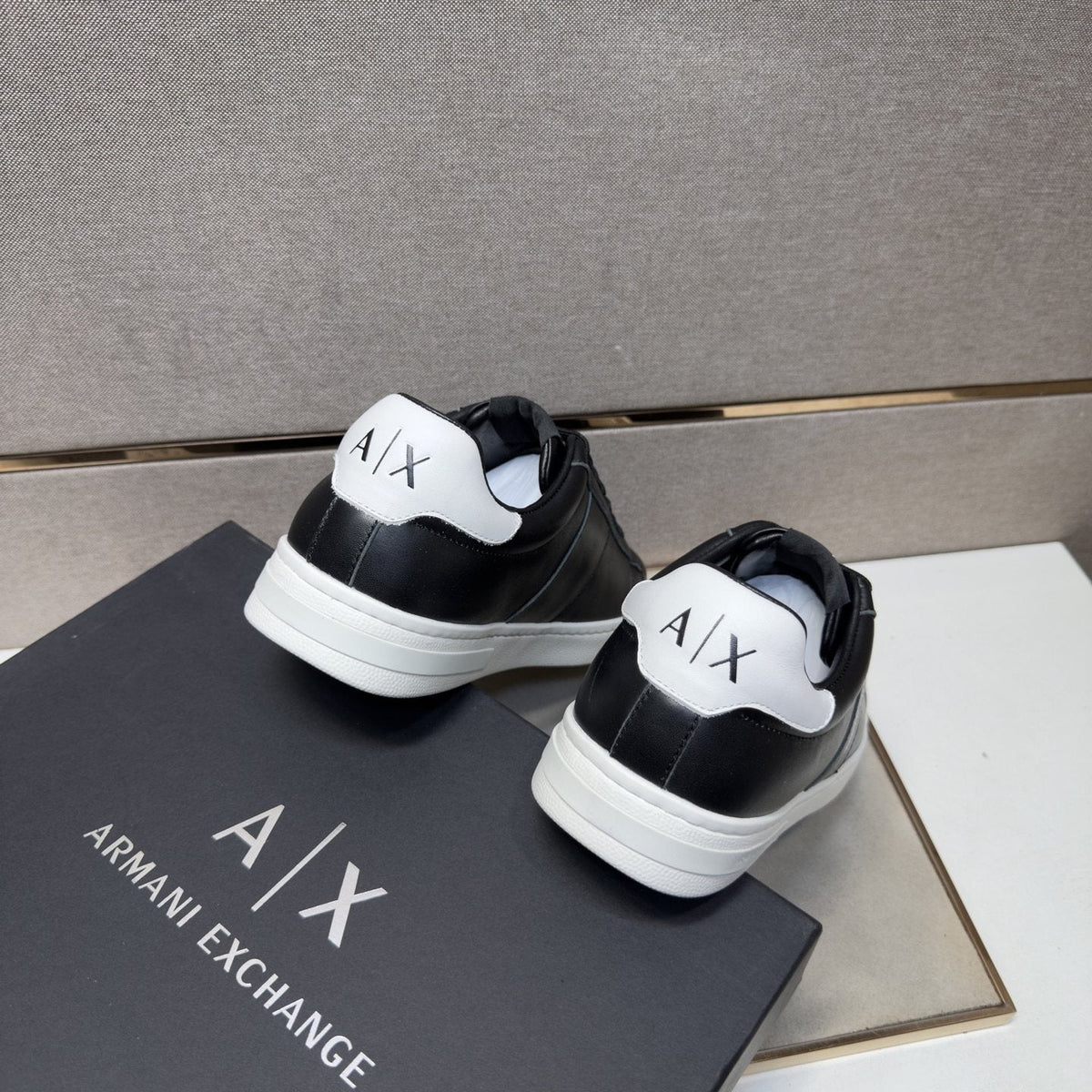 Armani Exchange Men's Low-Top Logo Sneakers