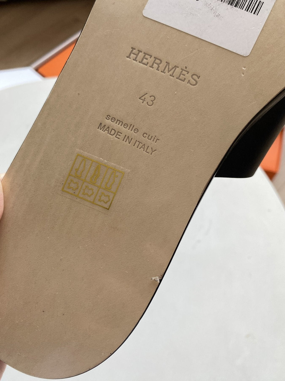 Hermès Men's H-Cut Slide Sandals