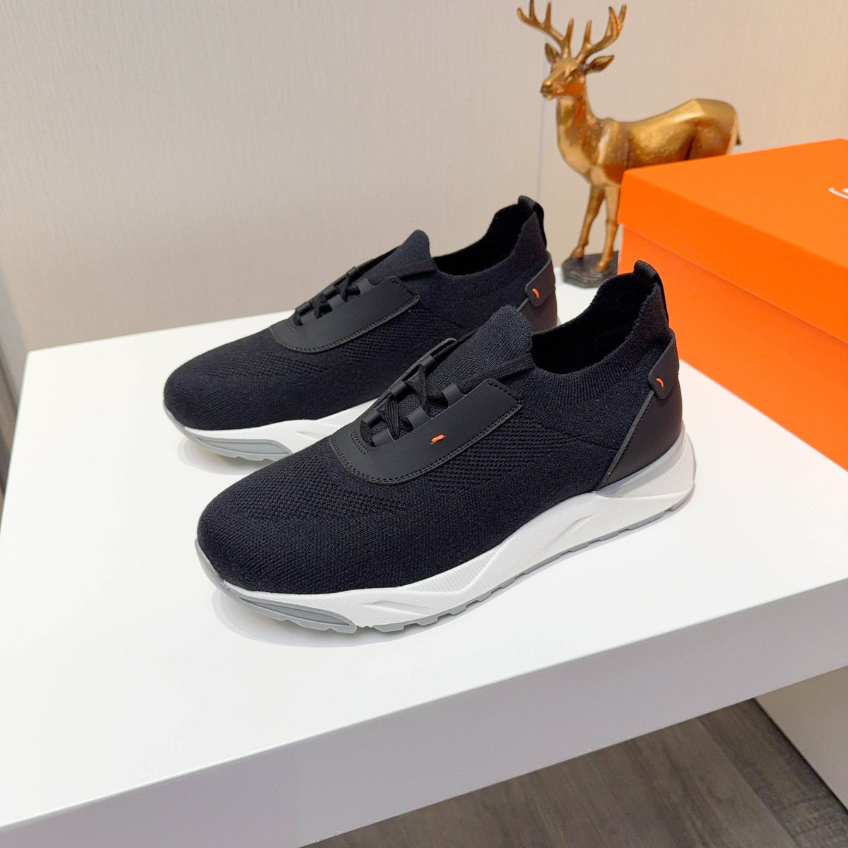 Santoni Knit Low-Top Sneakers