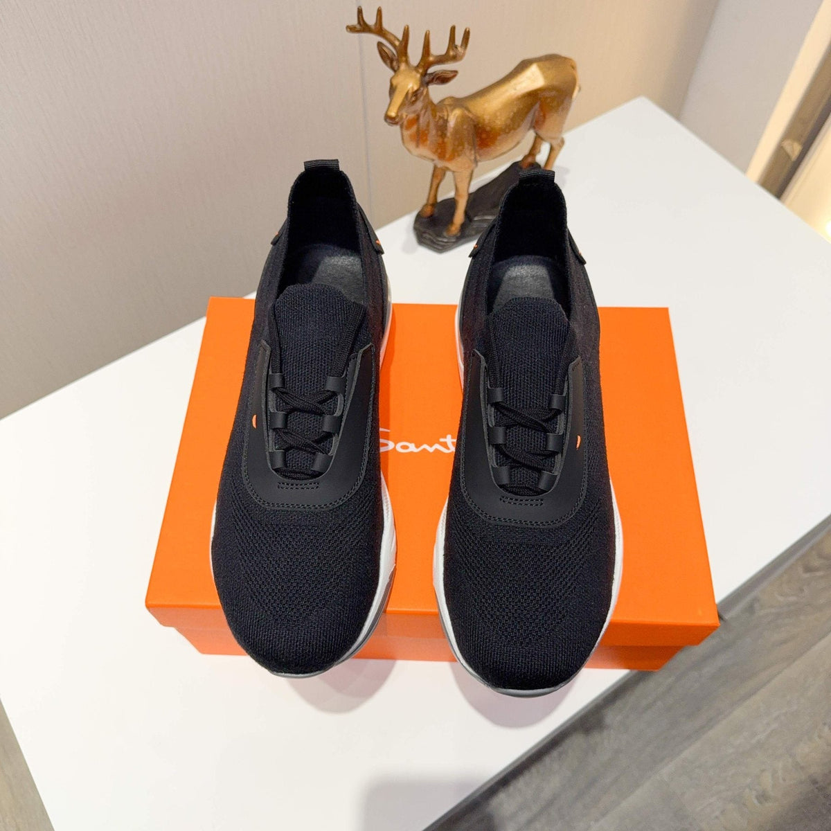 Santoni Knit Low-Top Sneakers