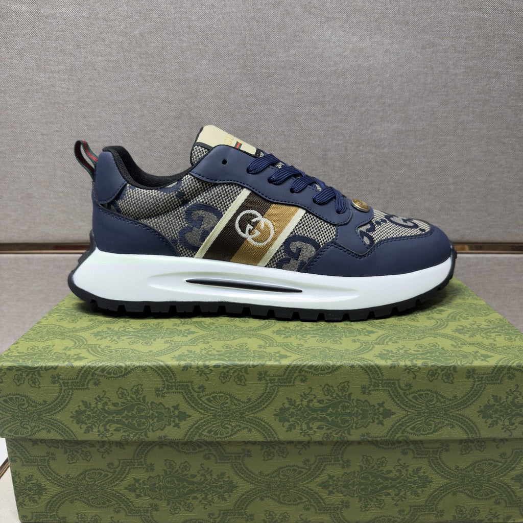 Gucci Patterned Low-Top Sneakers