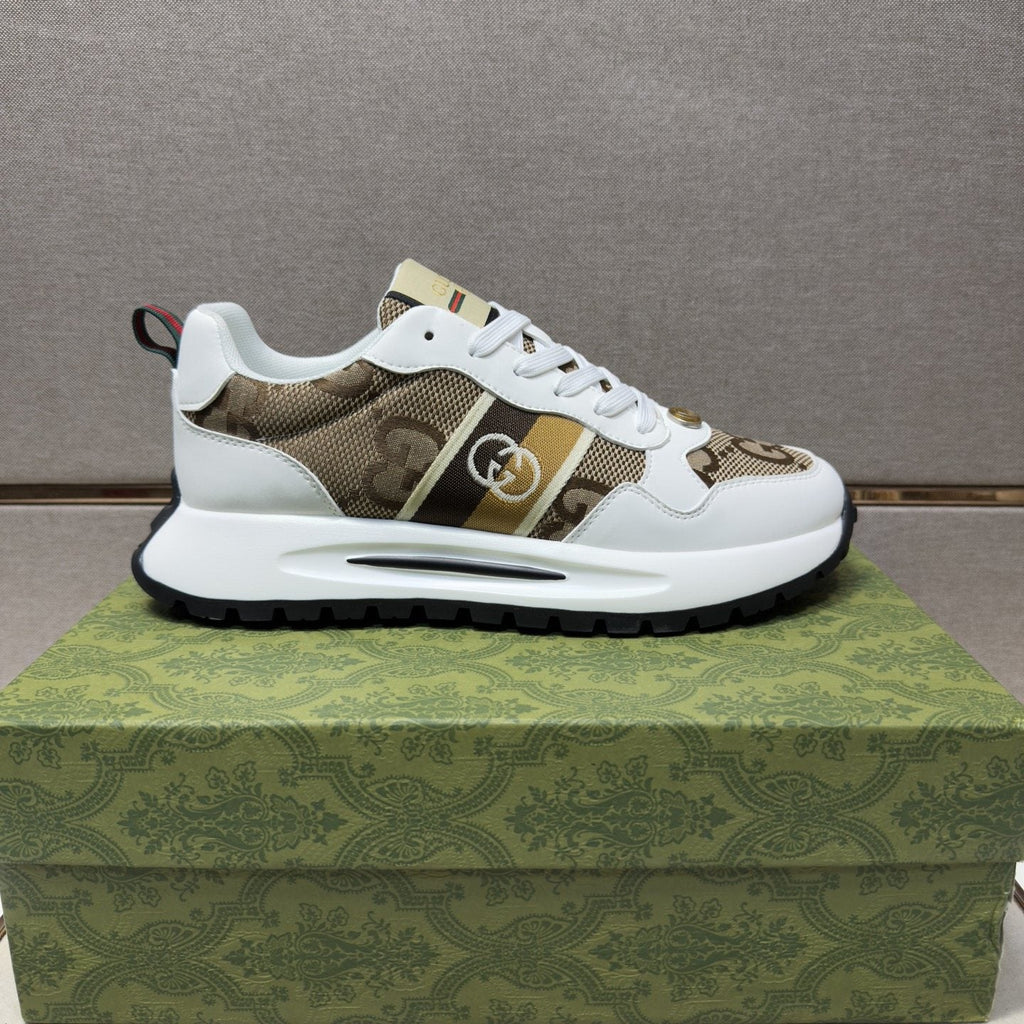 Gucci Patterned Low-Top Sneakers