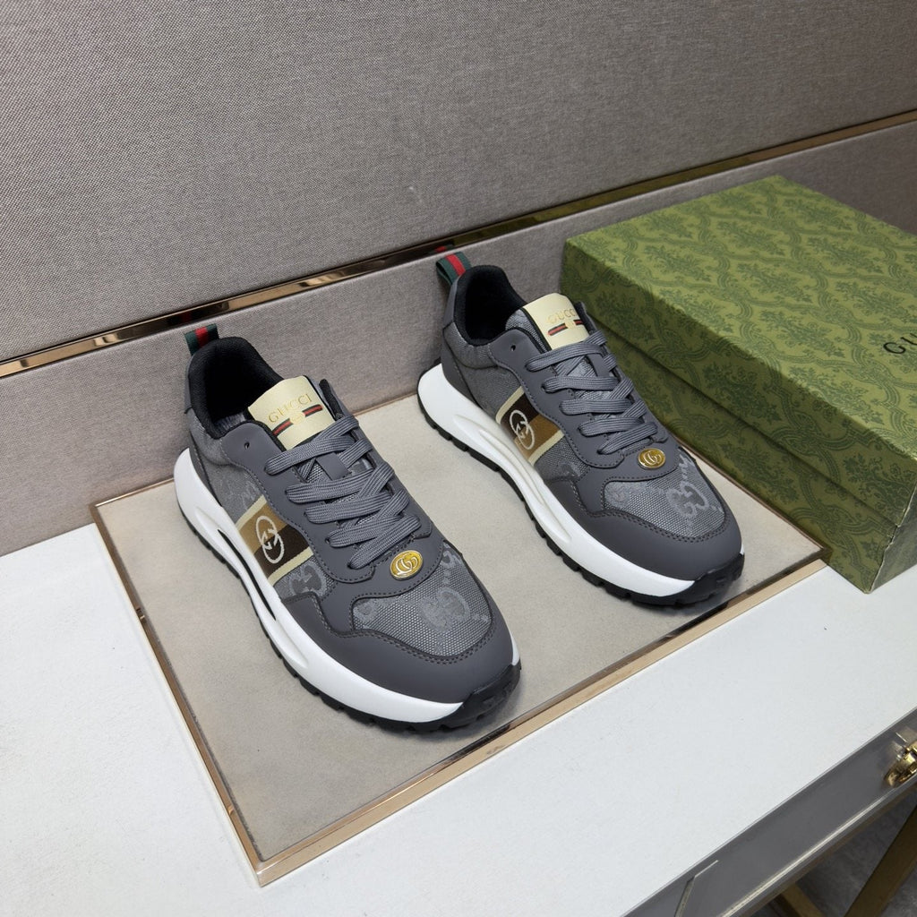Gucci Patterned Low-Top Sneakers
