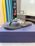 Dior Patterned Thong Sandals